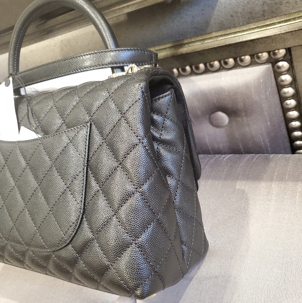 Chanel Coco Flap with Top Handle - Picture 8 of 16